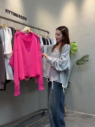 #韩范穿搭 #宽松显瘦 #卫衣推荐