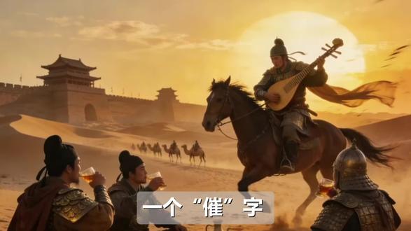 古来征战:若一去不回 便一去不回|“我爱唐诗三百首”第55期
(古代视频画面由AI生成)
《凉州词》
唐王翰
葡萄美酒夜光杯,
欲饮琵琶马上催。
醉卧沙场君莫笑,
古来征战几人回?
王翰(687-762),字子羽,并州晋阳(今山西太原)人。诗歌豪情奔放,质朴流畅。
#原创视频#唐诗三百首#唐诗#王翰#凉州词