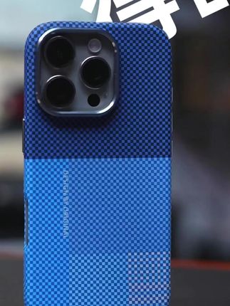 得葩碳纤纹方格撞色苹果17promax磁吸手机壳iphone16软边防摔套15 #iphone16pro #男人简单的快乐 #苹果手机壳 #轻奢 #创意手机壳