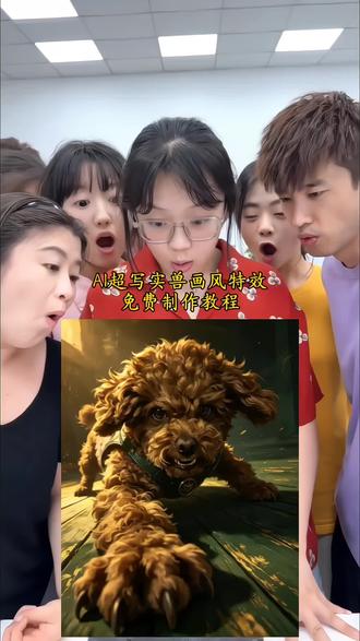 真帅,超写实兽画风特效怎么弄?教程来了#小云雀AI #小云雀AI一键图片设计 #AI超写实兽画风 #抖音ai创作 #ai指令教程 超写实兽画风ai口令