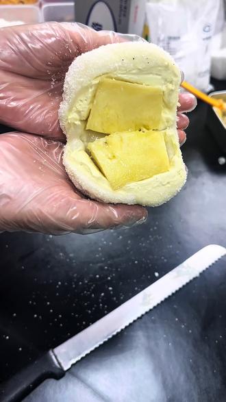 奶酪麻糍教学#凤梨奶酪 #糯叽叽麻糍