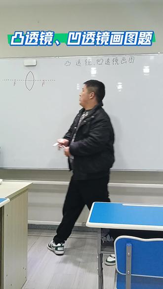 凸透镜和凹透镜的画图题#中学生 #物理