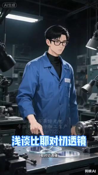 #实验 #光学 #研磨 #抛光 比耶对切透镜是一个"螺蛳壳里做道场"的经典元件。它用最简单的结构,诠释了最深刻的光学干涉原理,并且在现代光学技术中依然能找到新的用武之地。@布莱特光电,光学镜片冷加工 @抖音热点