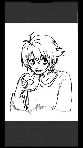 #deathnote #L #绘画过程 #无偿 #死亡笔记