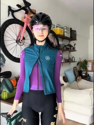 H7「秋季新品-秋款流影马甲」防风透气防泼水轻量化骑行男士女士#骑行马甲 #轻量化马甲 #防风防水马甲