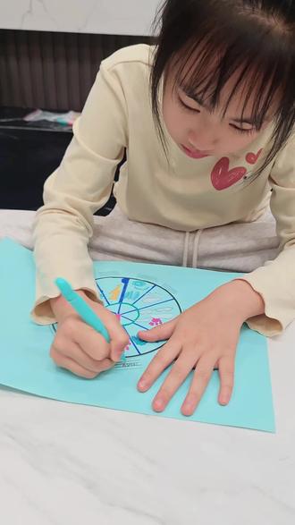 #学习vlog打卡 四年级的天气手抄报已完成。