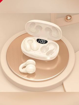 柏林之声骨传导无线迷你蓝牙耳机超长续航夹耳通用#柏林之声耳机 #无线耳机 #蓝牙耳机 #骨传导耳机 #通用耳机