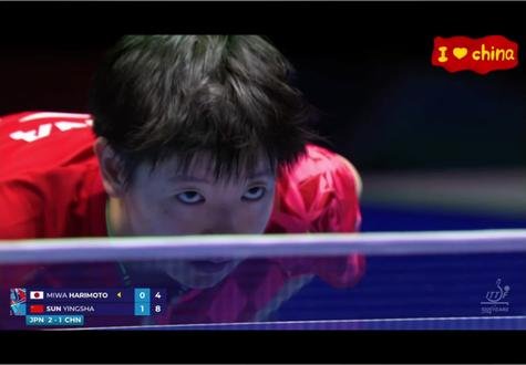 小莎化身孙钢炮让张本美和3局只得12分 夯爆了!(伦敦世乒赛女团决赛一单)#孙颖莎 #乒乓球 #伦敦世乒赛