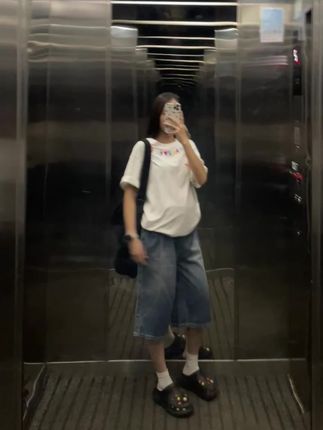 孕期的夏天怎么能没有一条显瘦又凉快的百搭裤呢 弹力大 嘎嘎好穿~ #孕妇裤 #百搭裤子 #孕期穿搭 #孕妇裤推荐 #面料舒适透气
