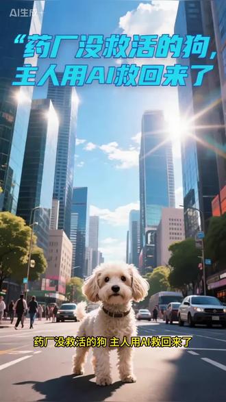 你敢信吗?一只癌症晚期的狗,被AI改命了#AI #ChatGPT #宠物 #真实故事