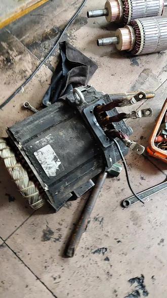 徐工三吨半驱动电机#叉车电机