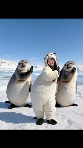 哈哈哈~好可爱#ai让我跳上超萌海豹舞