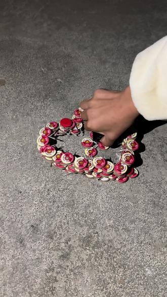 彩菊一转 好运连连#花式爱心 #烟花🎆