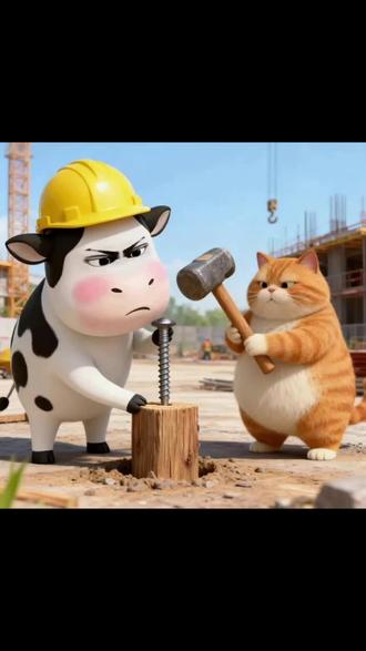 你们不要再打了#草地牛 #哈基米#ai #seedance做视频有声了