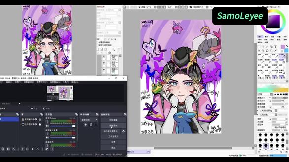 仅记录 竟然画完了。
#暮蝶 #无畏契约同人