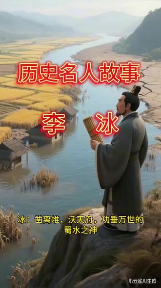 李冰,都江堰的设计者
历史名人故事
#知识分享