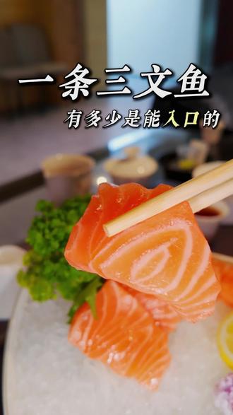 一条完整的三文鱼,能出多少肉?#三文鱼 #刺身 #鲜锋刺身 #安海美食 #安海刺身