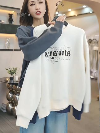 熙薇【漫舞飞扬】2025秋冬新款时尚休闲圆领卫衣H5865#穿搭女装 #女装 #女装服饰 #服装女装 #休闲舒适