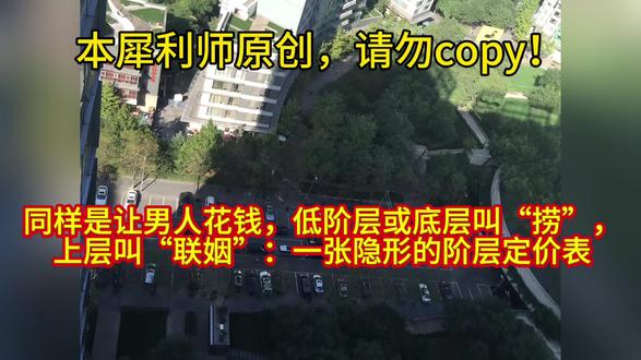 《同样是让男人花钱,低阶层或底层叫“捞”,上层叫“联姻”:一张隐形的阶层定价表》#阶层认知 #社会身份 #女性智慧 #女性#高段位女人