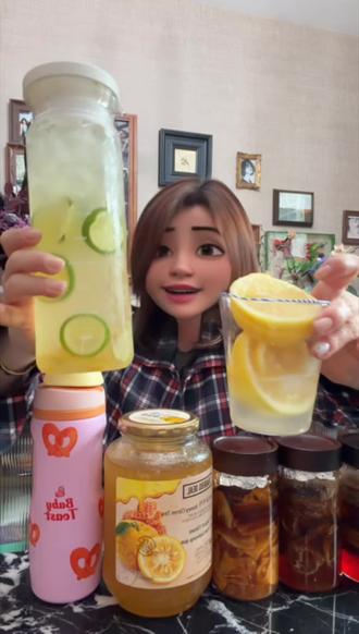绝了❗️人生蜂蜜柚子柠檬凤梨冰茶🍯🍋🍍#好喝哭了 #蜂蜜柚子茶 #夏日饮品 #自制饮品 #猪粒娅的蜜渍