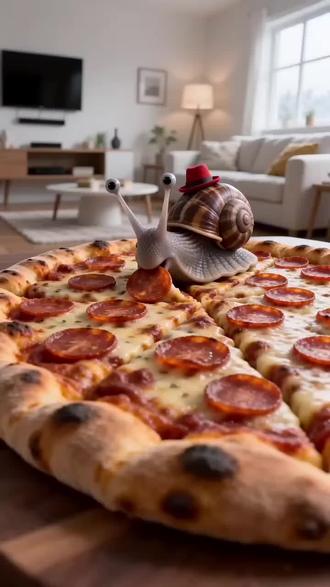 为什么????谁来解答#ai #蜗牛 #北极熊 #搞笑 #无厘头