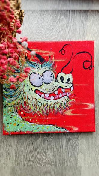 呆萌小龙龙~2
#画出你的心情 #跟着抖音学画画 #画画 #丙烯画 #画画使我快乐