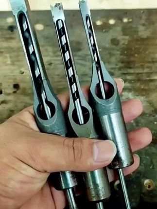 方孔钻孔钻木材方形开孔器强力方榫钻方眼钻实木家具钻方孔门锁孔#木工方孔钻头#钻头