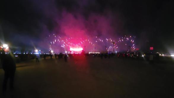 和田县问勇广场2026年正月十五烟花