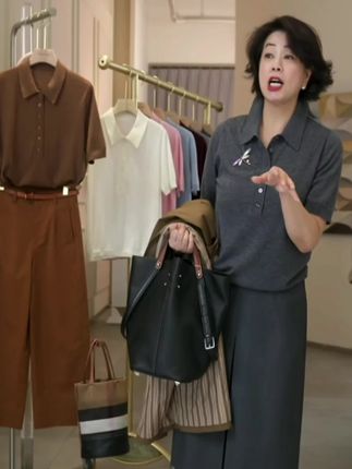复古风一脚蹬休闲单鞋金属扣乐福鞋女25825