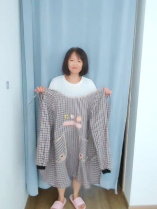 长袖围裙男女棉布罩衣加肥加大工作服带袖 #棉布围裙 #在家也要美美哒 #好看又实惠