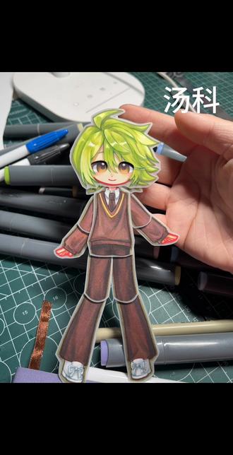 被单主说不是人还有救吗#做手工我是认真的 #纸片人#绘画#饼干人#手绘