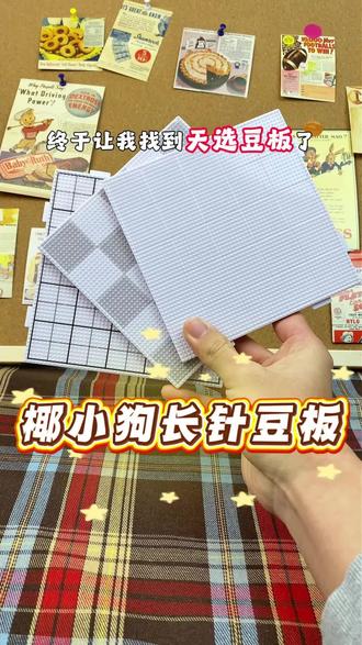 椰小狗长针豆板来啦✅喜欢的宝宝戳我橱窗💕#拼豆 #椰小狗拼豆 #椰小狗豆板 #拼豆图纸 #pupcoco椰小狗