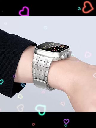适用苹果手表iwatch表带S10纯钛金 属Ultra2磁吸applewatch9/8/7/6#手表带#金属表带#iwatch表带 #applewatch表带 #苹果表带