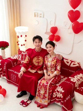 结婚求婚摆台首饰三金,结婚摆台,铜合金的材质,金店今天同款一比一还原,除了不是足金以外, 质感颜色款式一模一样,#结婚三金五金 #结婚三金 #手镯 #项链 #结婚摆台