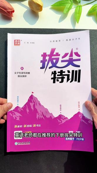 春季新版#拔尖特训 有基础题和拔高题,每题都带视频讲解,依旧适合做培优使用#同步训练#小学语文#小学数学#课时练