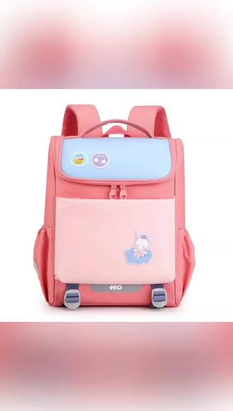 韩版小学生书包年级大容量撞色卡通可爱女童书包#韩版小学生书包 #大容量书包推荐 #好物推荐分享