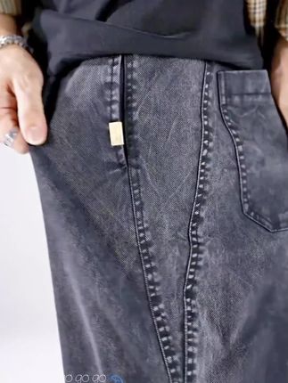 #男士牛仔裤#宽松版型 牛仔裤男士2025秋季潮牌水洗宽松直筒阔腿休闲长裤子#直筒休闲长裤 #水洗牛仔裤男款