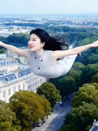 #向往自由与远方 #空中飞行 #万能的抖音