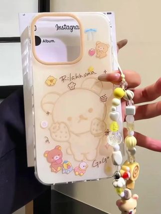奶黄线条轻松熊适用苹果15太空壳iPhone16全包苹果1 3新款女款高级 #手机壳 #手机壳推荐 #手机壳手机壳 #网红手机壳 #手机壳苹果 @DOU+小助手 @巨量千川