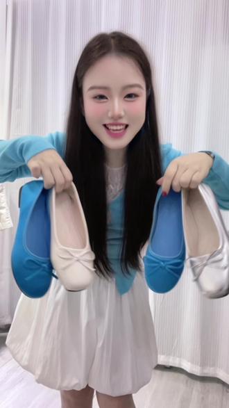 姐妹们个人强烈推荐分享安利推荐种草哟 #超美的甜妹穿搭分享 #小仙女穿搭分享 #仙女的日常穿搭分享 #韩版芭蕾风甜妹百搭半身裙 #单鞋好看又百搭