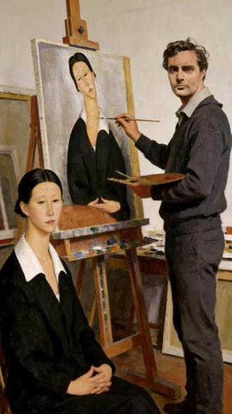 莫迪里阿尼不画眼珠,只画长颈与杏仁眼。这种画法的秘密源自他对非洲面具的喜爱,无瞳却能凝视得更深邃。他的画看的是自己的内心世界”。这种“有眼无珠”恰恰是一种内向的自我凝视——对外部世界视而不见,只与自己的灵魂对话。#莫迪里阿尼 #艺术 #绘画 #AI #热门