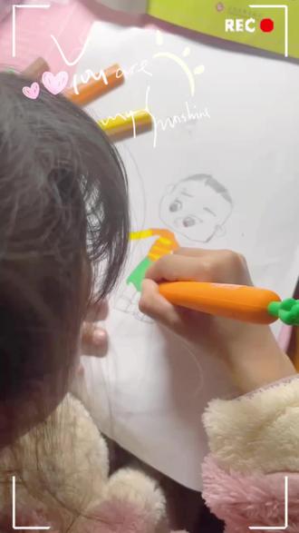 改版的大头儿子和小头爸爸#爱画画的小朋友