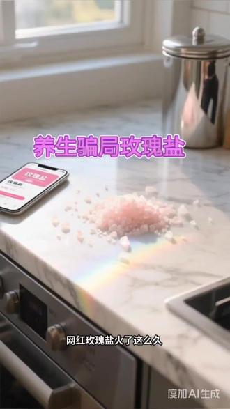 #谨防上当受骗 #网红玫瑰盐的真像@抖音小助手