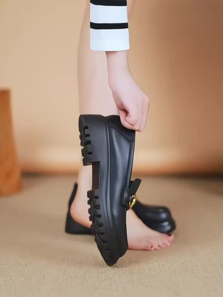 #厚底乐福鞋女鞋 #女士厚底鞋#女士乐福鞋#春秋单鞋 #女士鞋子 @巨量千川