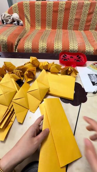 金方锭和银方锭的区别 方锭折法,全程无剪辑,慢速度#方锭教程 #方锭慢教程