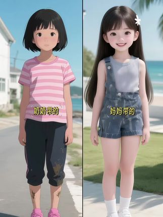 #牛仔背带裤 #女童穿搭 #生女儿就是用来打扮的 #高品质童装 #dou上热门