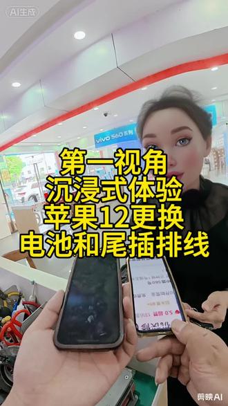沉浸式体验苹果12更换零循环超容电池 美女想要把苹果x尾插排线换到12手机里面 #手机维修 #更换电池 #iphone换电池 #极修匠 #笔记本清灰