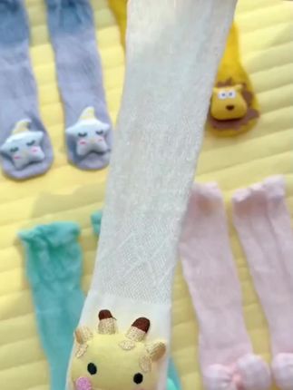 宝宝夏季薄款公仔长筒袜#母婴好物 #新生儿#长筒袜#夏季穿搭 @巨量千川 @抖音创作小助手 @创作灵感小助手