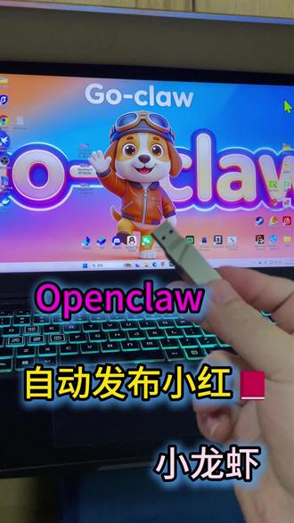 goclaw自动发布小红薯,把小龙虾部署到移动u盘中,配置好发布技能。#openclaw #自动发布 #养虾人 #养虾人