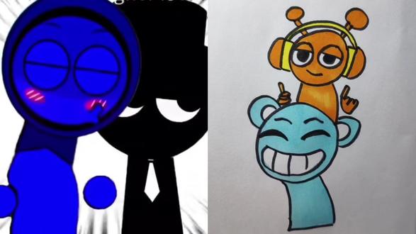 节奏盒子合照#简笔画#二次元#动漫#动画#画画